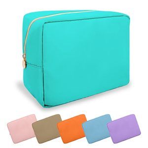 Large Makeup Bag Pouch,nylon Women Travel Toiletry Storage Bag Preppy Cosmetic😹